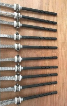 SiC عنصر تسخين السيراميكي الكهربائي Sic Heater لفرن الزجاج