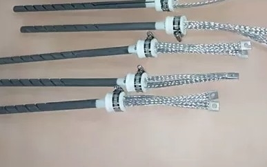 SiC عنصر تسخين السيراميكي الكهربائي Sic Heater لفرن الزجاج