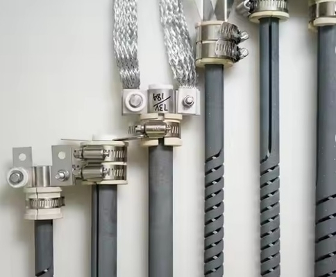 1625°C Scr نوع Sic عناصر تسخين كربيد السيليكون لمصنع Sic Muffle