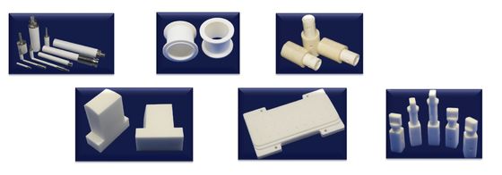 قطع السيراميك الدقيقة للتطبيقات الصناعية