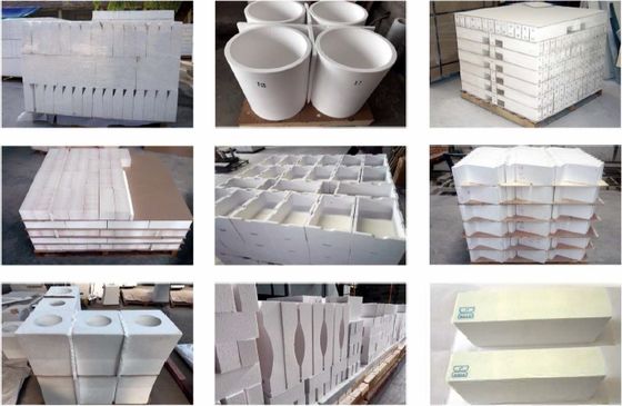 أجزاء سيراميك أكسيد الألومنيوم عالي النقاء للأفران الصناعية