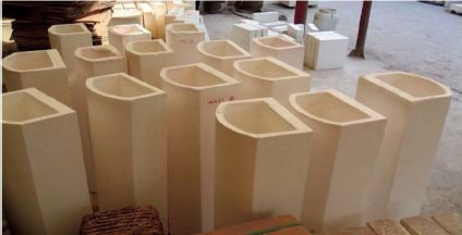 أجزاء سيراميك أكسيد الألومنيوم عالي النقاء للأفران الصناعية