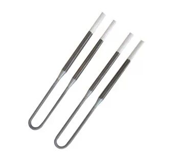 عنصر تسخين SiC بدرجة حرارة تشغيل قصوى تبلغ 1500 درجة مئوية، مقاوم للتآكل وكفاءة حرارية عالية للأفران الصناعية