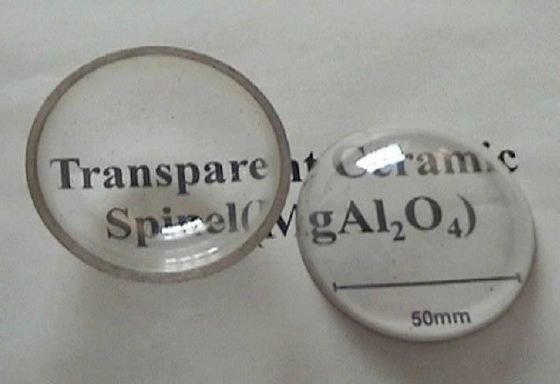 سيراميك شفاف وشفاف Alon Yag Spinel Alpha Alumina
